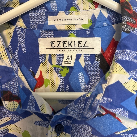 Ezekiel Men's Multicolor Abstract Shirt - Picture 2 of 3